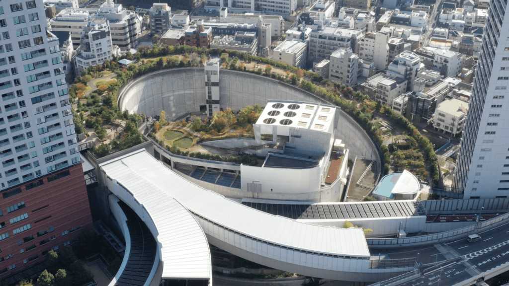 大橋ジャンクション空撮