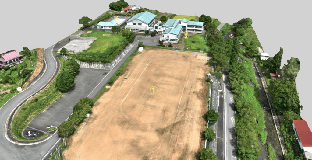 廃校の3DCG